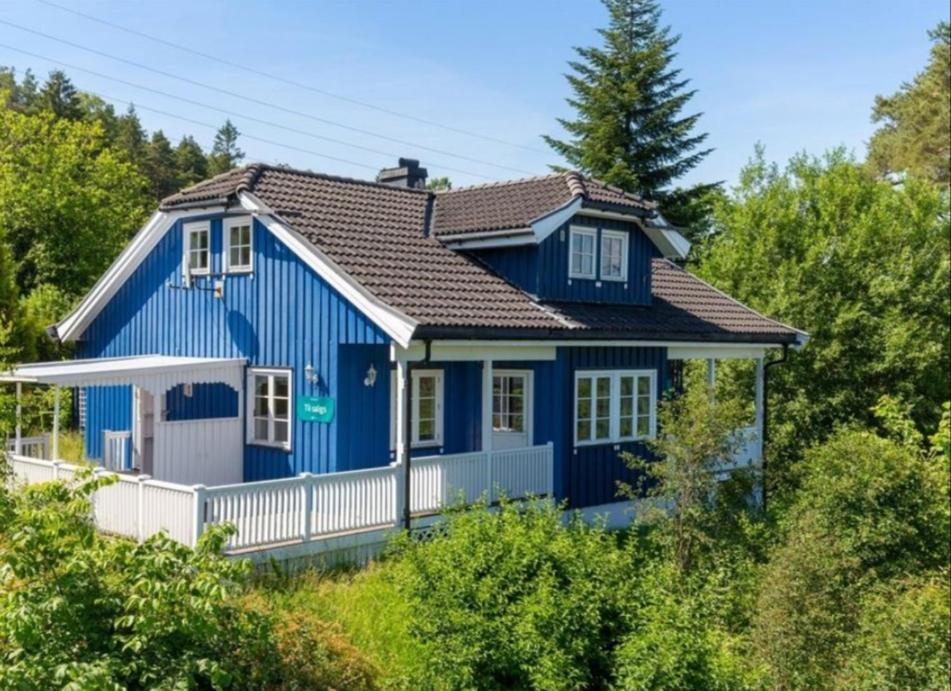Apartamento Blue House Brevik Porsgrunn Exterior foto